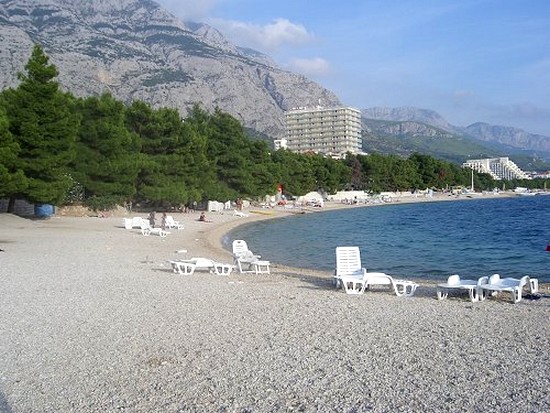 Makarska stranden